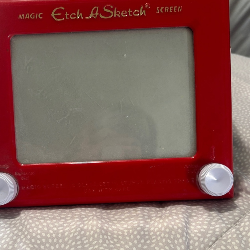 Magic Etch A Sketch Toy - Red